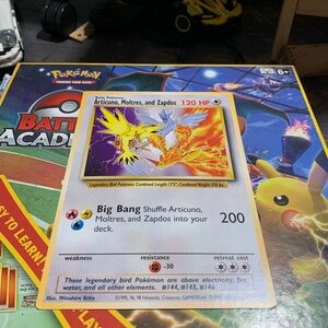 Articuno, Moltres, and Zapdos Pokémon Card
